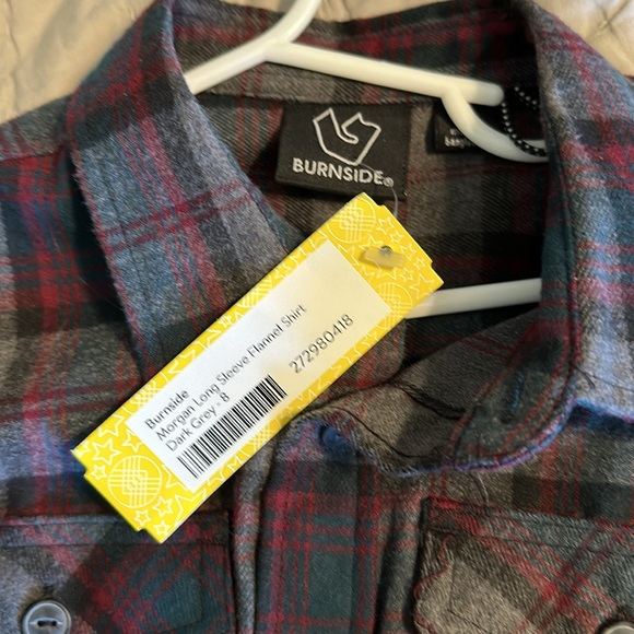 Burnside button up flannel stitch fix nwt 8 - Picture 3 of 3